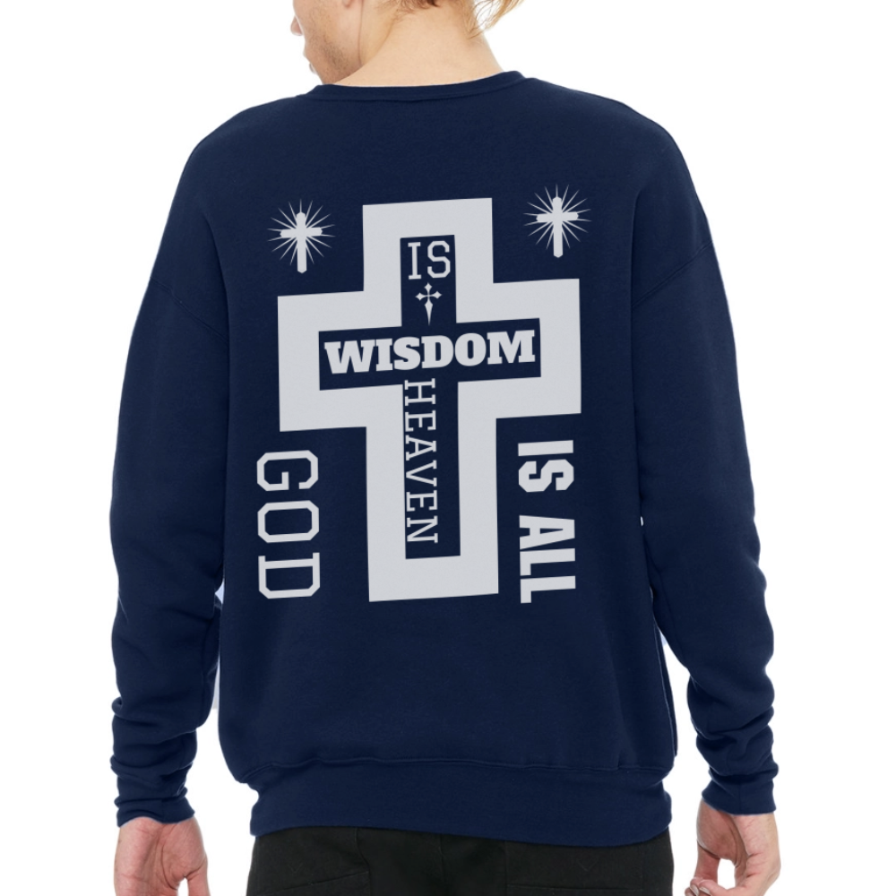 Bella + Canvas Unisex Sweatshirt - navy