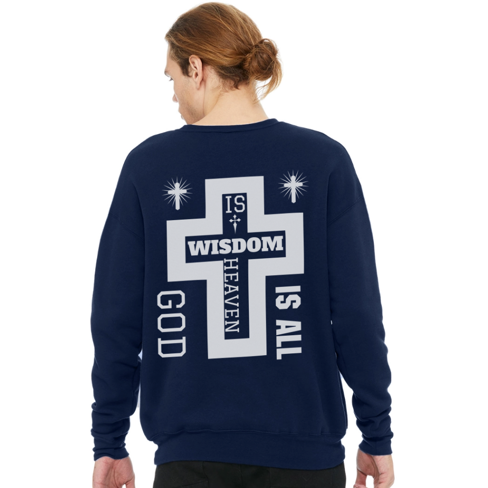 Bella + Canvas Unisex Sweatshirt - navy