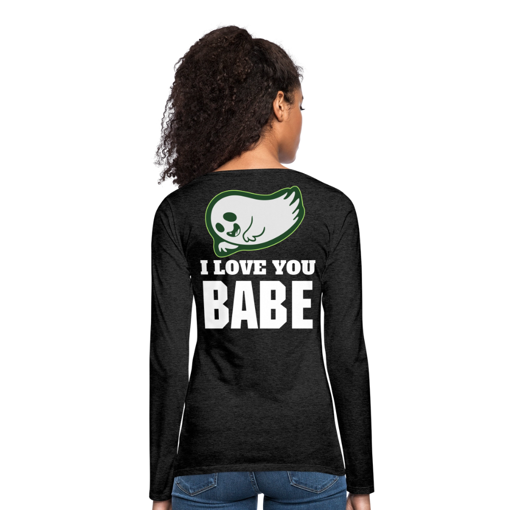 Women's Premium Long Sleeve T-Shirt - charcoal grey