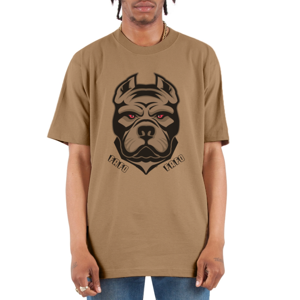 Unisex Oversized Heavyweight T-Shirt - khaki