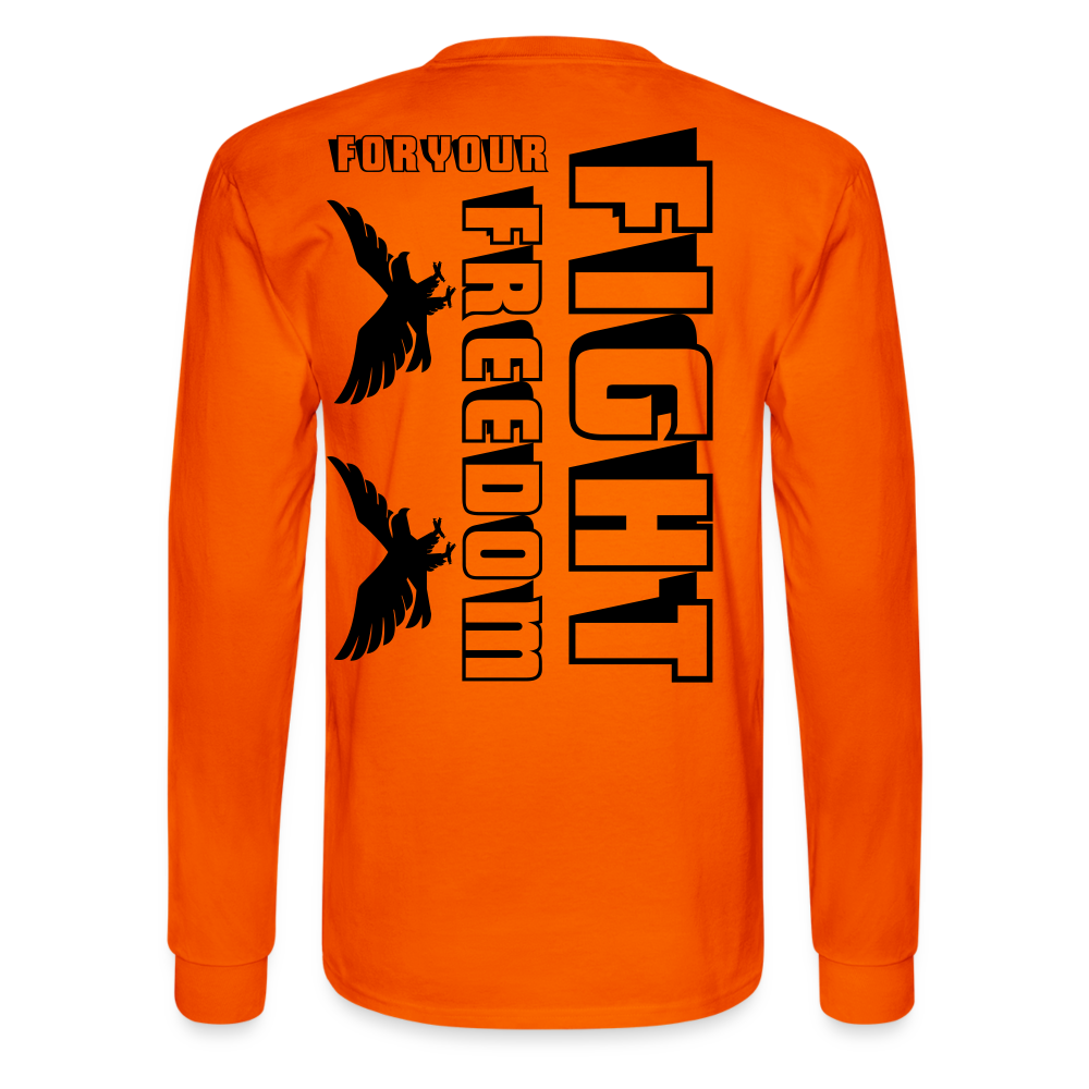 Men's Long Sleeve T-Shirt - orange
