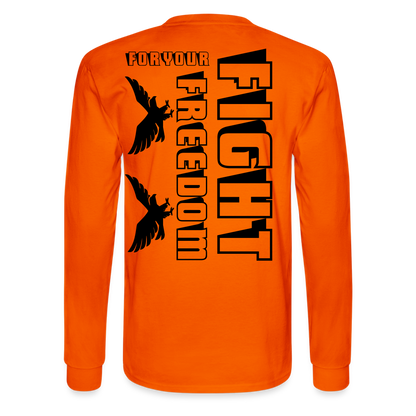 Men's Long Sleeve T-Shirt - orange