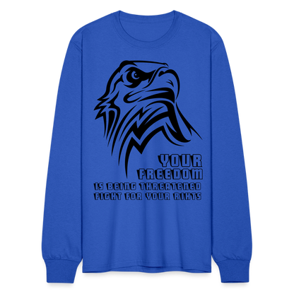 Men's Long Sleeve T-Shirt - royal blue