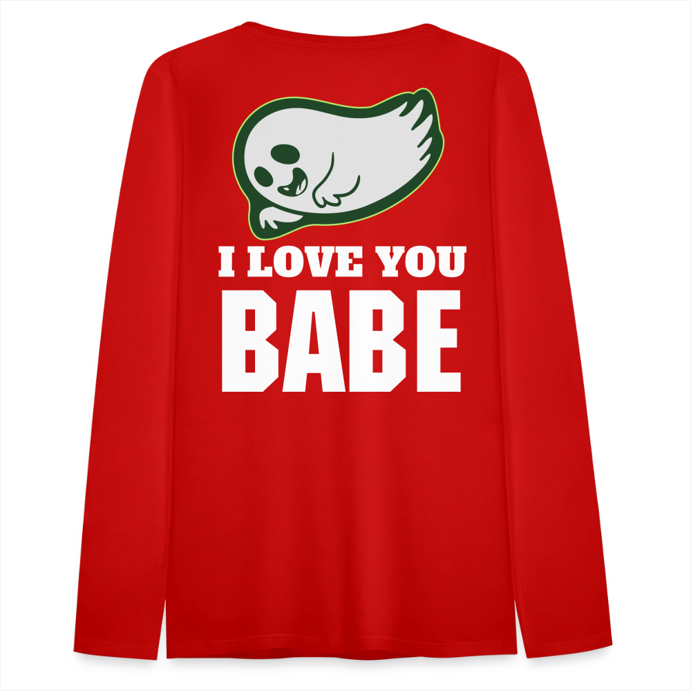 Women's Premium Long Sleeve T-Shirt - red