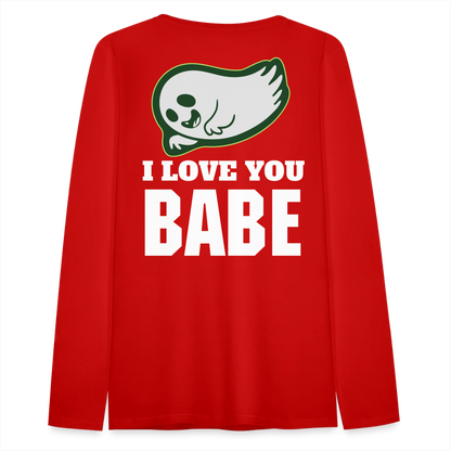 Women's Premium Long Sleeve T-Shirt - red