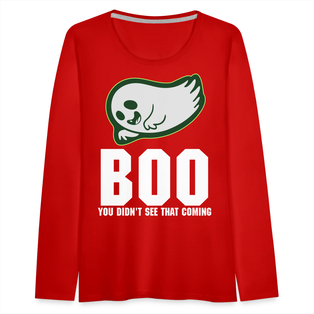 Women's Premium Long Sleeve T-Shirt - red