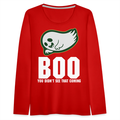 Women's Premium Long Sleeve T-Shirt - red