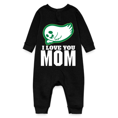 Baby Fleece One Piece - black