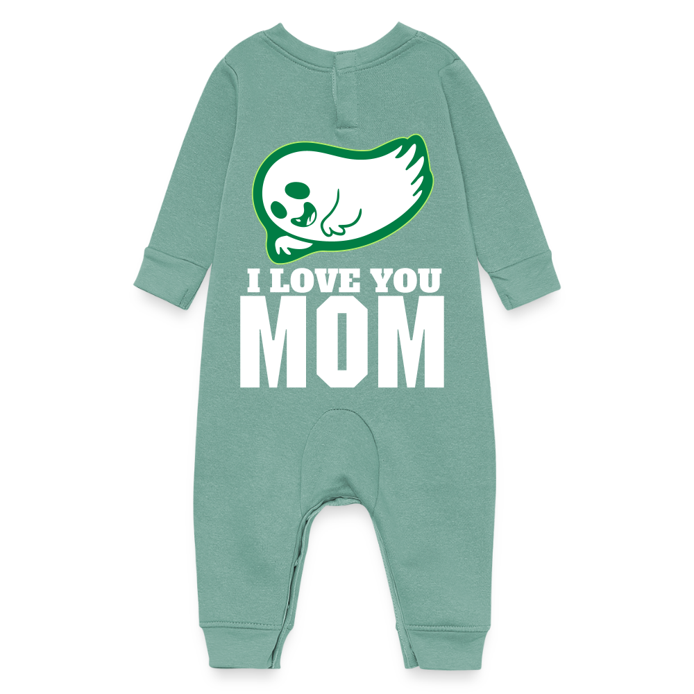 Baby Fleece One Piece - saltwater