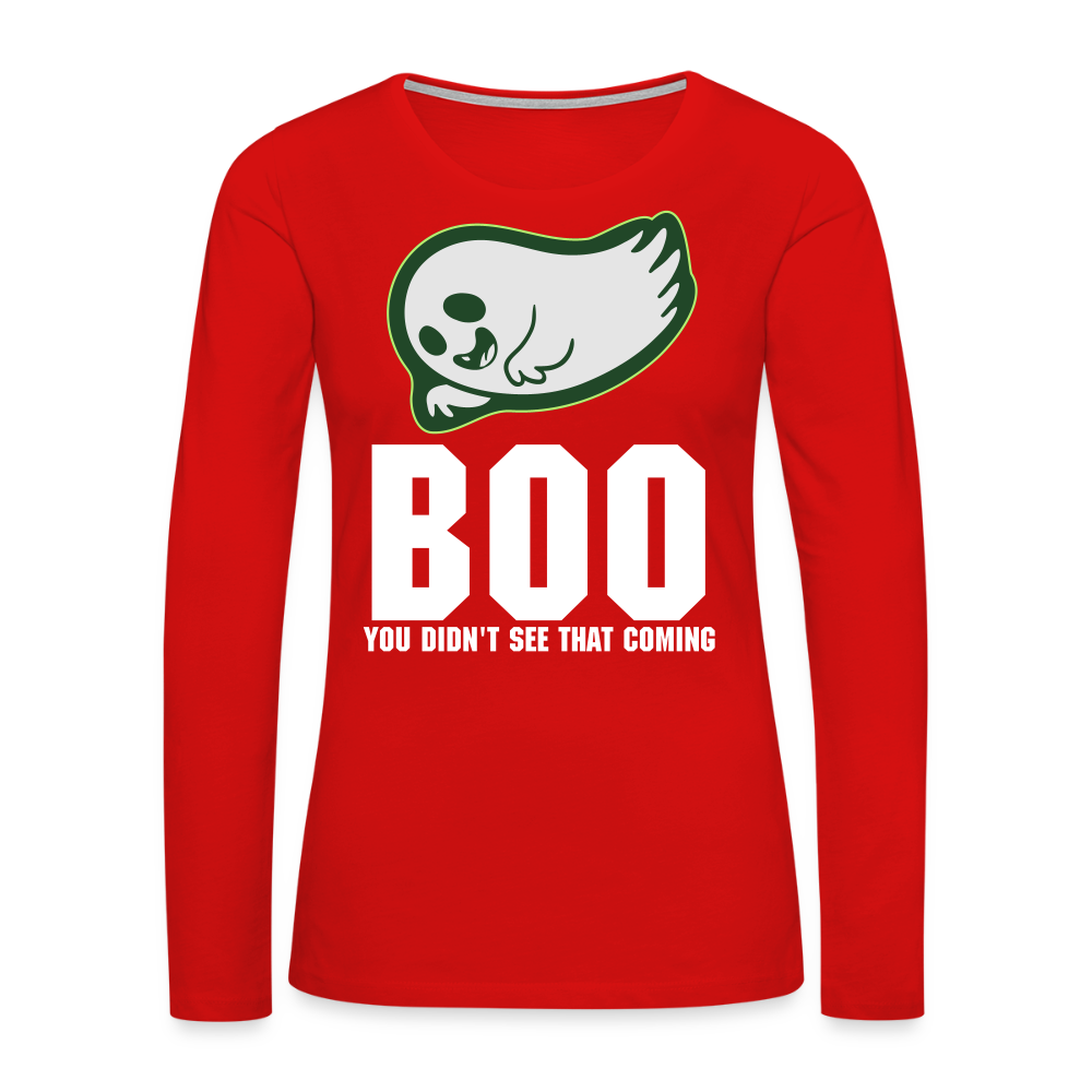 Women's Premium Long Sleeve T-Shirt - red