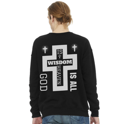 Bella + Canvas Unisex Sweatshirt - black