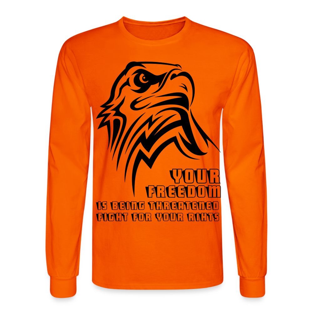 Men's Long Sleeve T-Shirt - orange