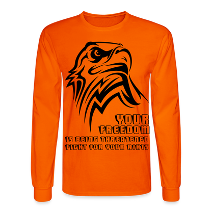 Men's Long Sleeve T-Shirt - orange