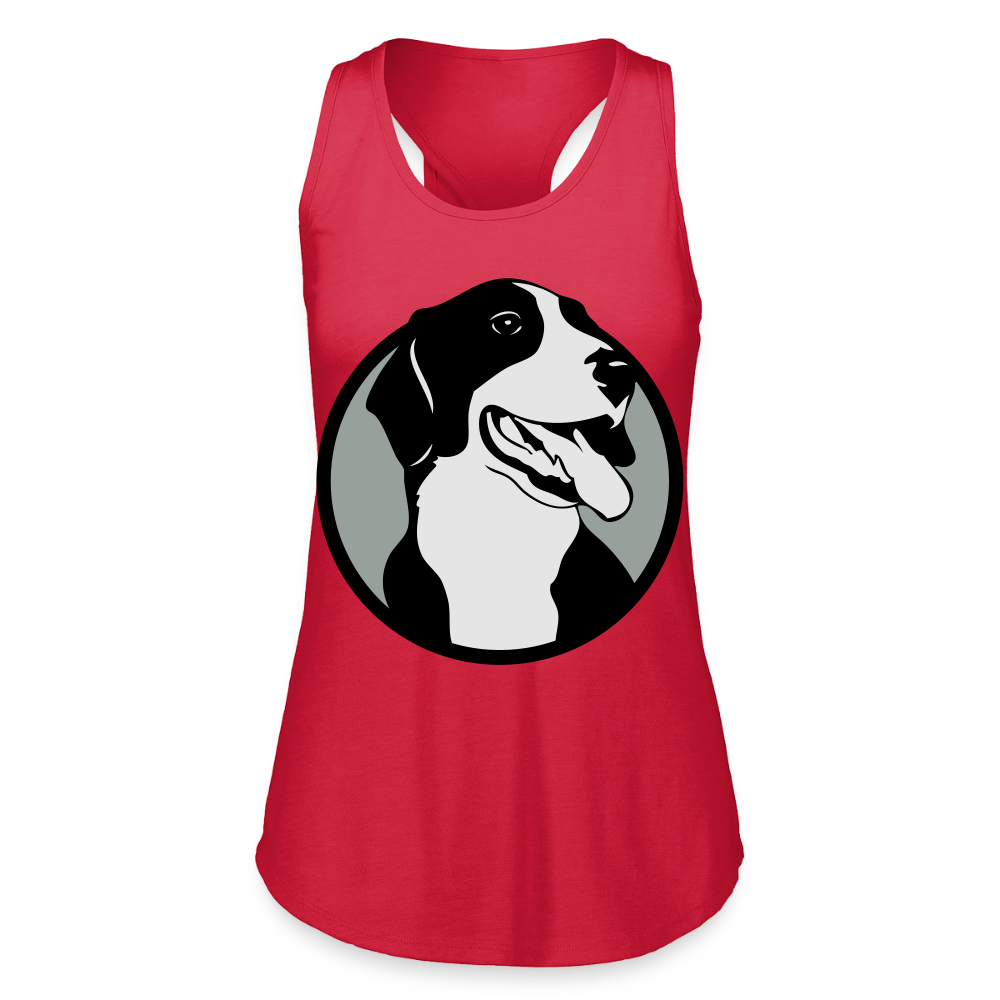 Augusta Sportswear Girl's Lux Tri-Blend Tank - heather red