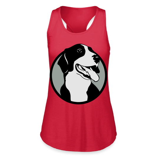 Augusta Sportswear Girl's Lux Tri-Blend Tank - heather red