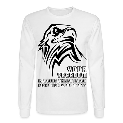 Men's Long Sleeve T-Shirt - white