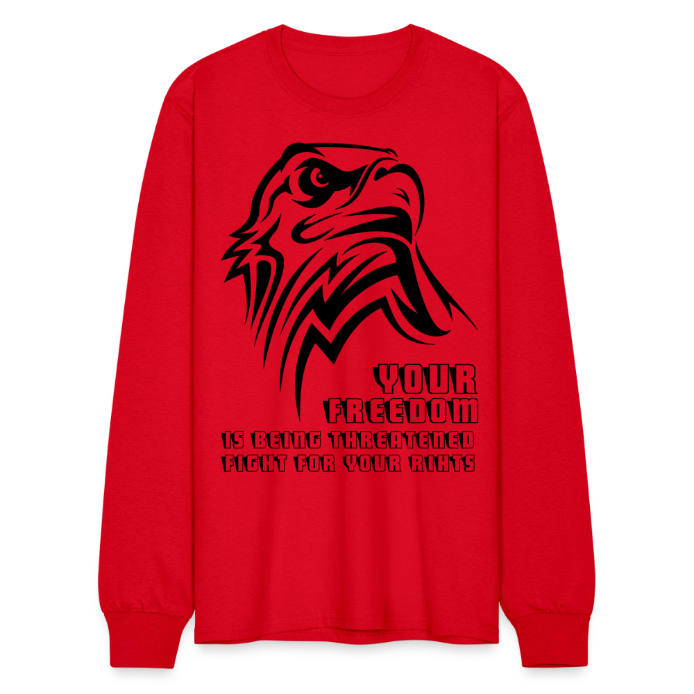 Men's Long Sleeve T-Shirt - red