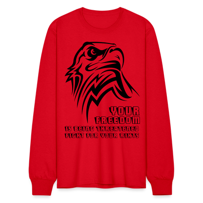 Men's Long Sleeve T-Shirt - red