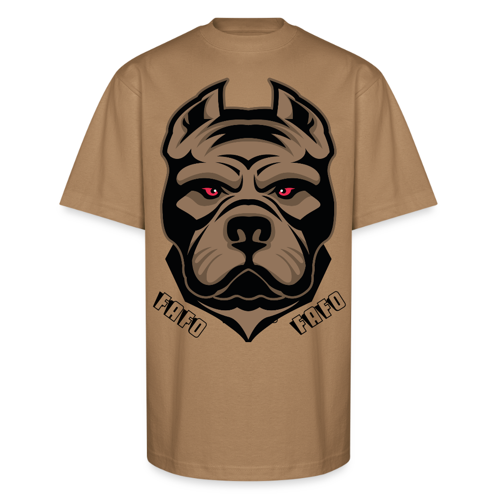 Unisex Oversized Heavyweight T-Shirt - khaki