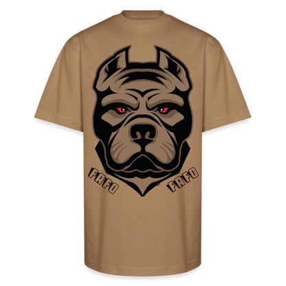 Unisex Oversized Heavyweight T-Shirt - khaki