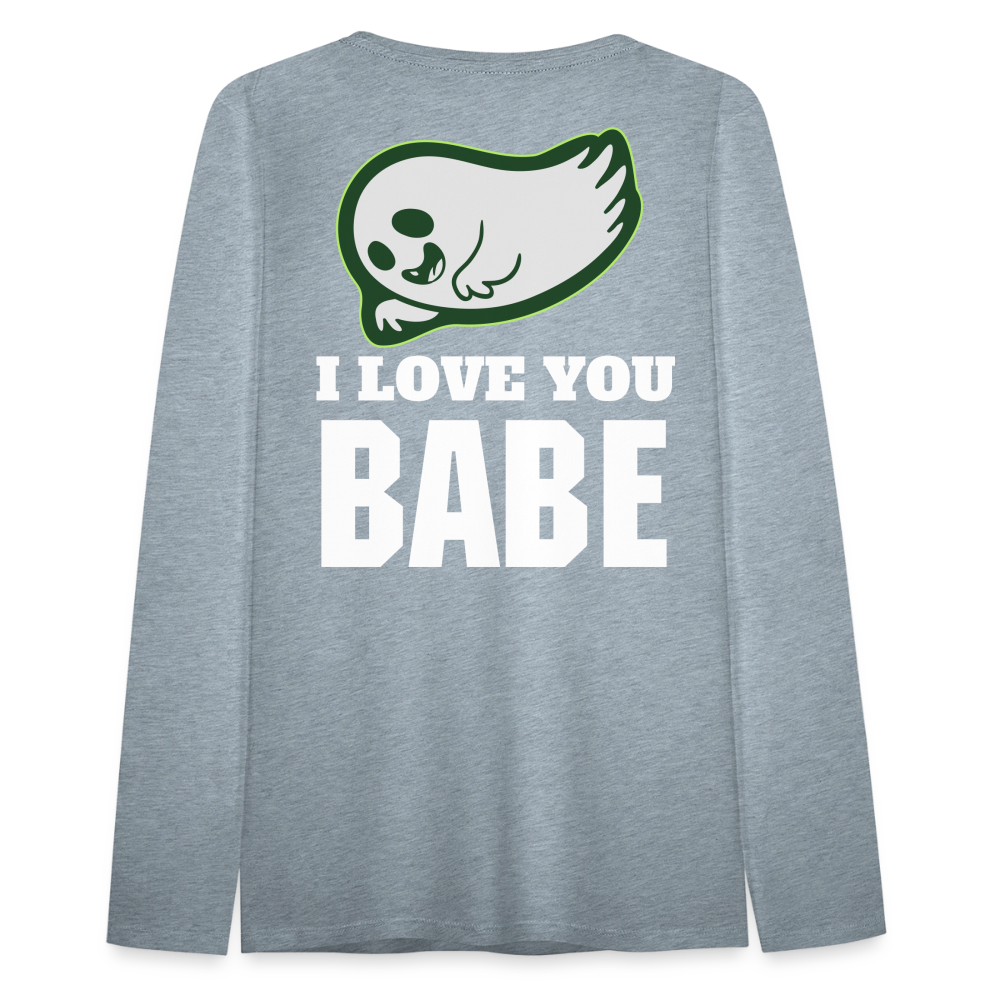 Women's Premium Long Sleeve T-Shirt - heather ice blue