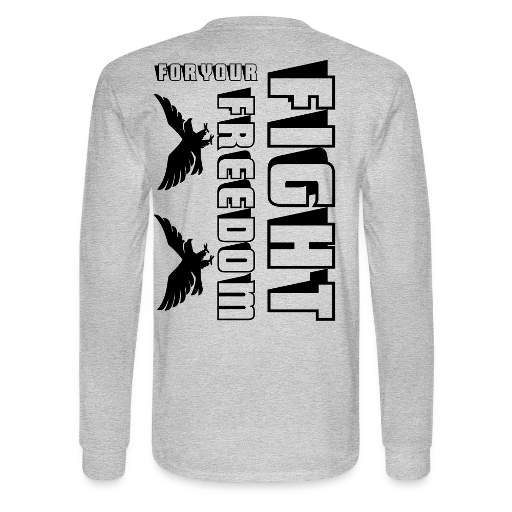 Men's Long Sleeve T-Shirt - heather gray