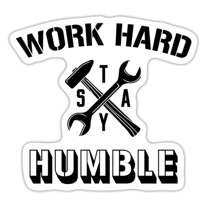 Sticker - white matte