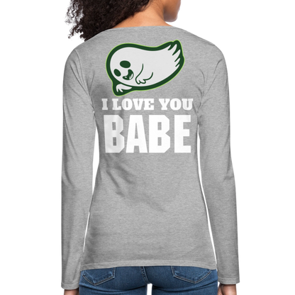 Women's Premium Long Sleeve T-Shirt - heather gray