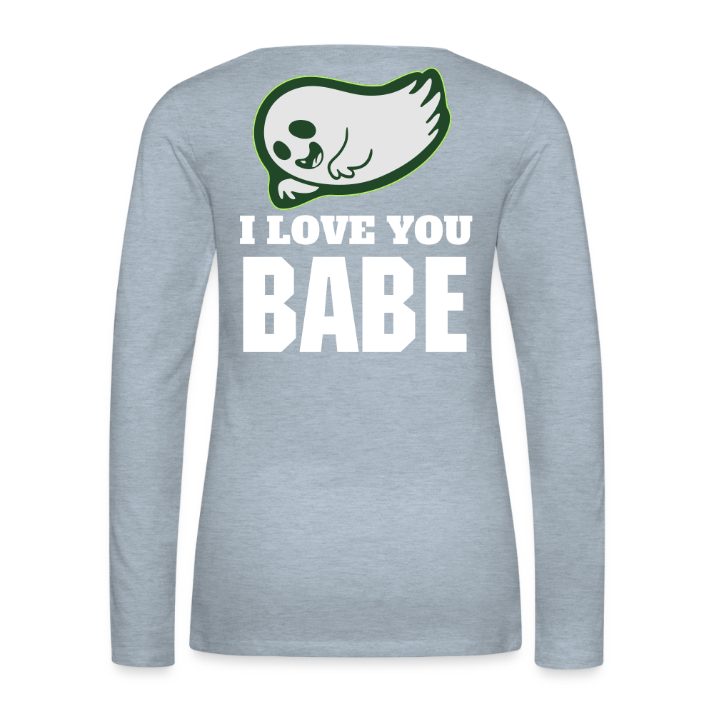 Women's Premium Long Sleeve T-Shirt - heather ice blue