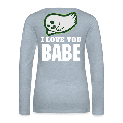 Women's Premium Long Sleeve T-Shirt - heather ice blue