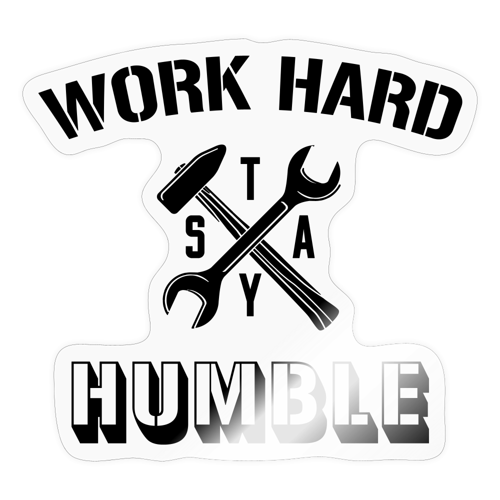 Sticker - transparent glossy