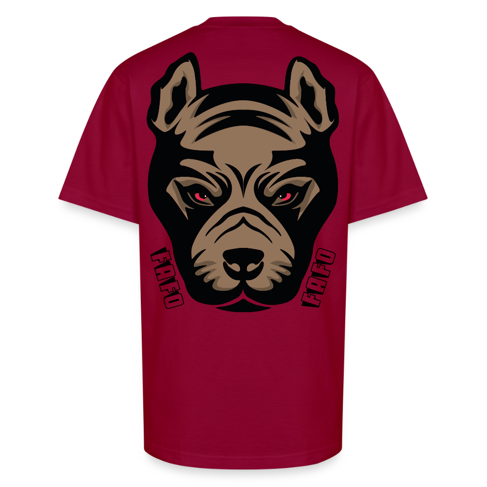 Unisex Oversized Heavyweight T-Shirt - cardinal