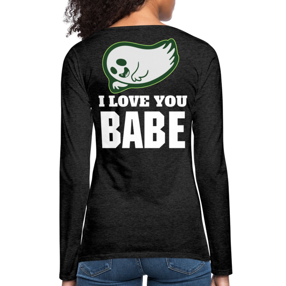 Women's Premium Long Sleeve T-Shirt - charcoal grey