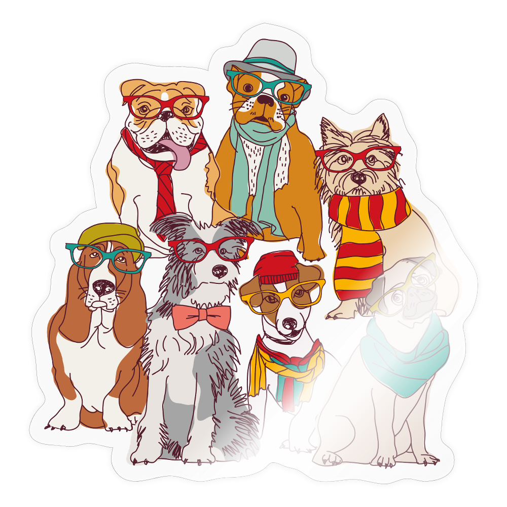 Sticker - transparent glossy