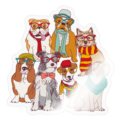 Sticker - transparent glossy