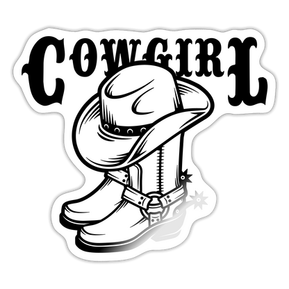 Sticker - white glossy