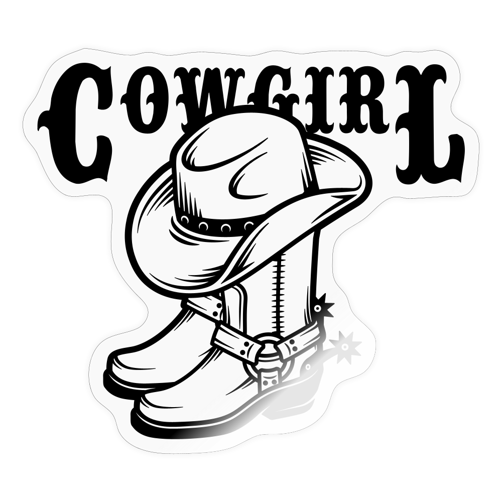 Sticker - transparent glossy