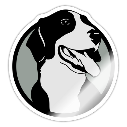 Sticker - white glossy