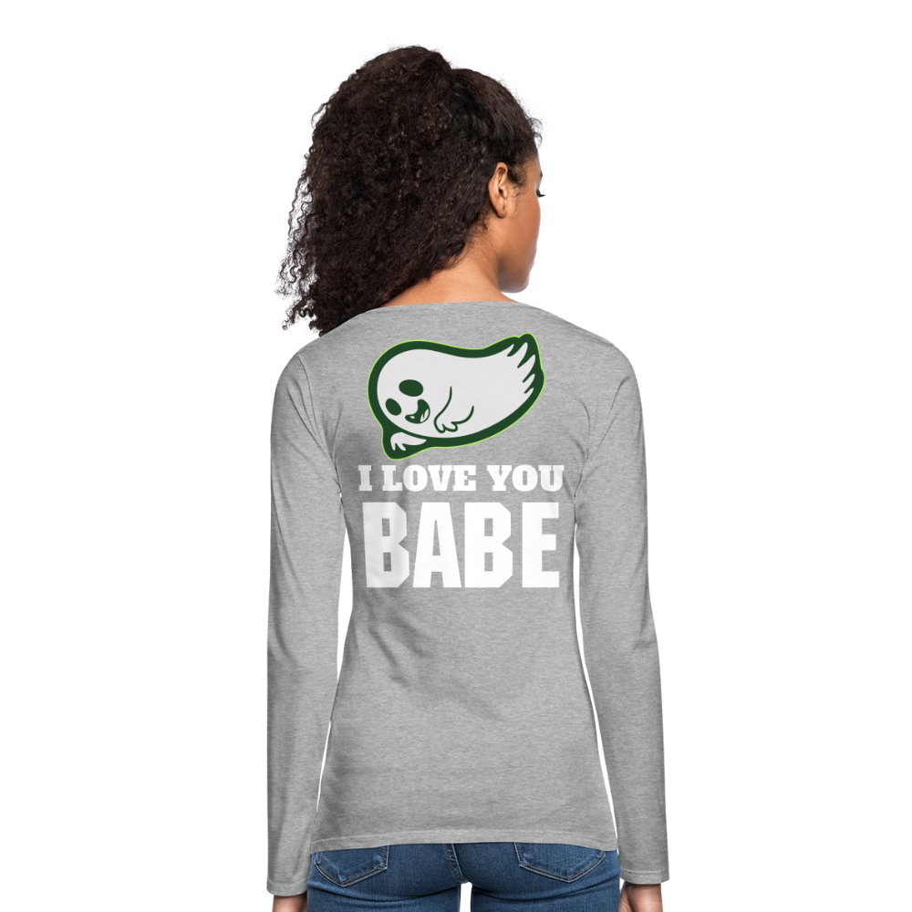 Women's Premium Long Sleeve T-Shirt - heather gray