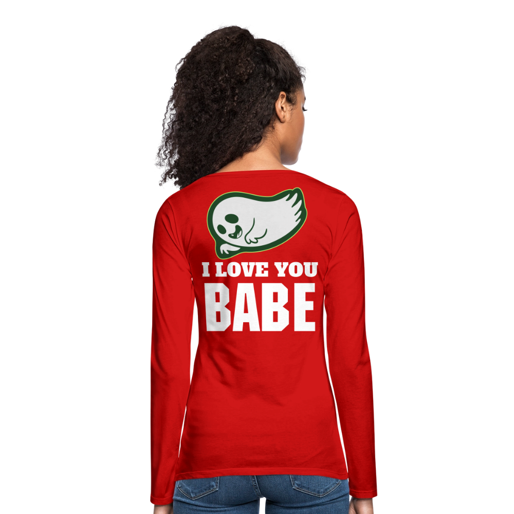 Women's Premium Long Sleeve T-Shirt - red