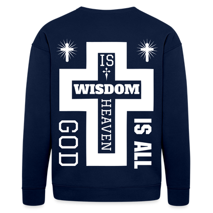 Bella + Canvas Unisex Sweatshirt - navy