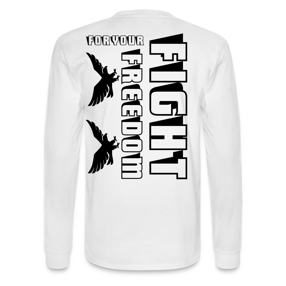 Men's Long Sleeve T-Shirt - white