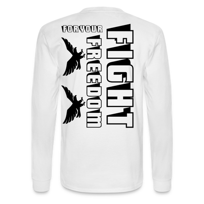 Men's Long Sleeve T-Shirt - white