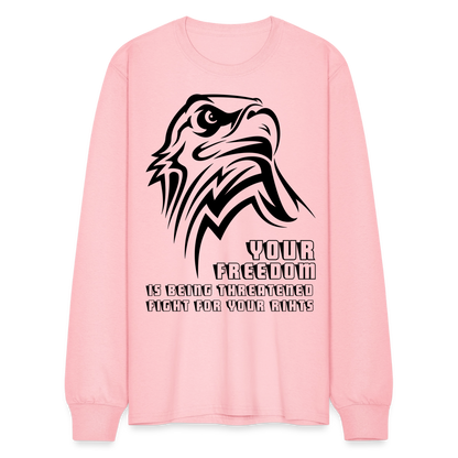 Men's Long Sleeve T-Shirt - pink