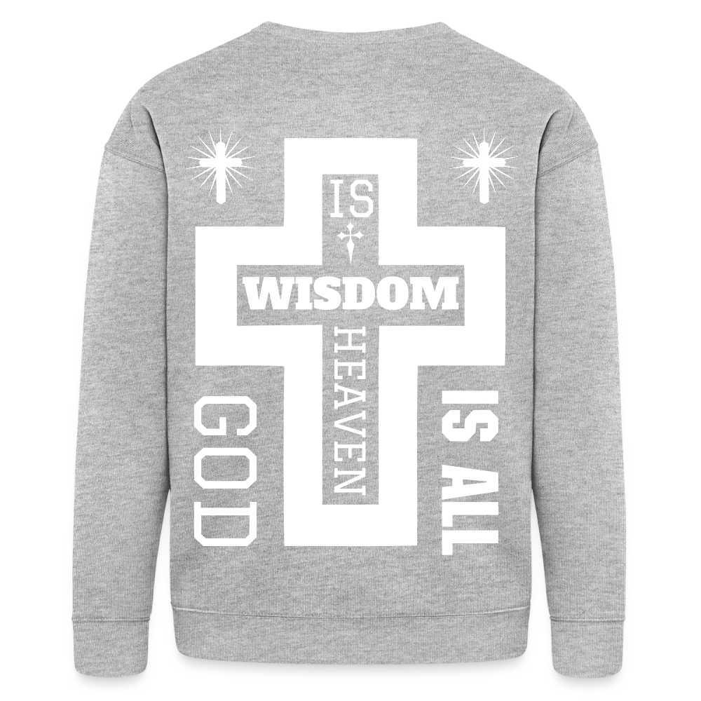 Bella + Canvas Unisex Sweatshirt - heather gray