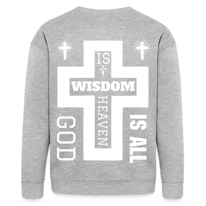 Bella + Canvas Unisex Sweatshirt - heather gray