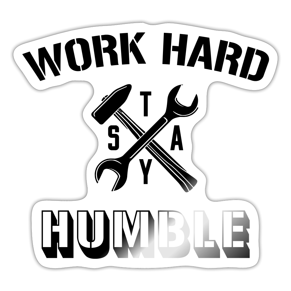 Sticker - white glossy