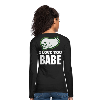 Women's Premium Long Sleeve T-Shirt - black