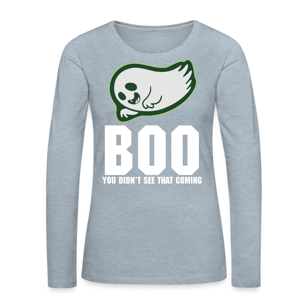 Women's Premium Long Sleeve T-Shirt - heather ice blue