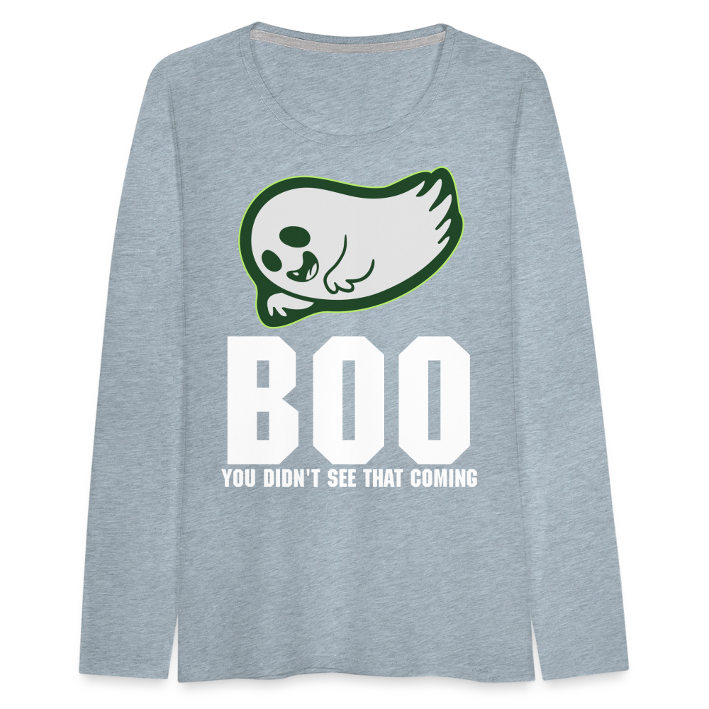 Women's Premium Long Sleeve T-Shirt - heather ice blue